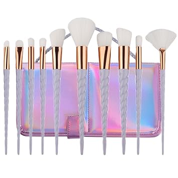 Amazon Com Unicorn Makeup Brushes 11 Pcs Makeup Brush Set Premium