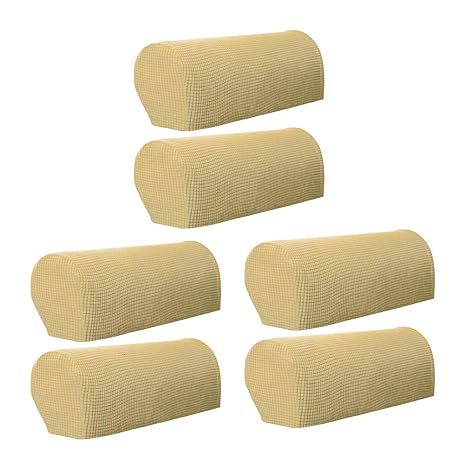 B Blesiya 3 Paar Armlehnenbezug Armlehnenschutz Armlehnenschoner Lehnenüberwurf Sesselzubehör, Schmutzabweisend, Dicker Stoff