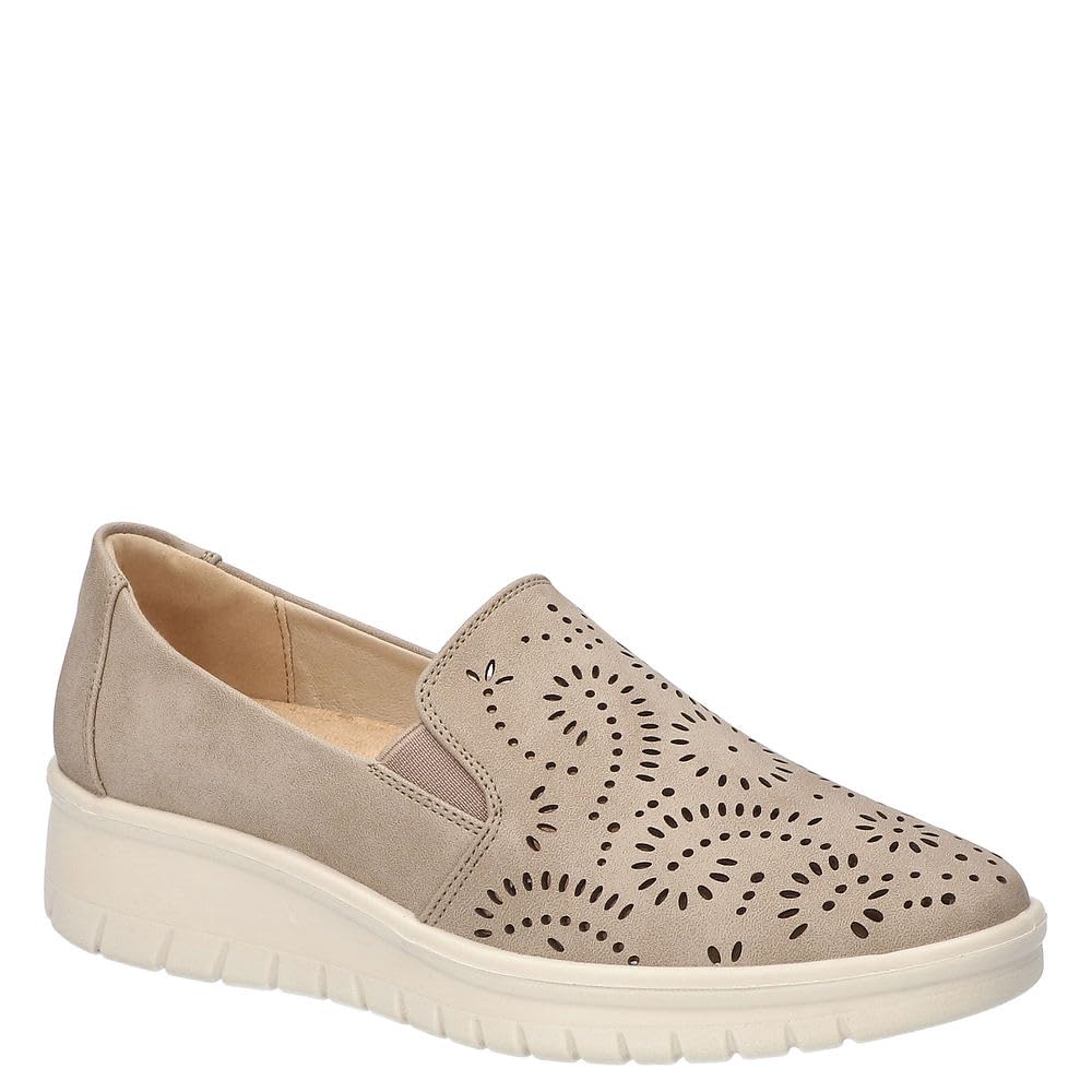 Easy Street Women’s Ying Sneaker, Natural, 7.5 Wide