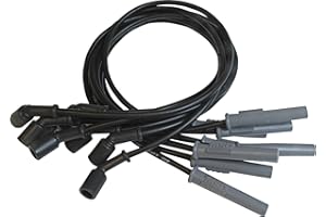 MSD 32823 Super Conductor Spark Plug Wire Set, Red