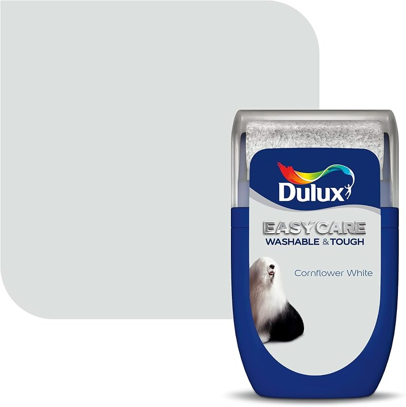 Dulux Easycare Washable & Tough Tester Paint Cornflower White 30 ml