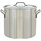 Bayou Classic Steel Bayou Stainless Brew Kettle, 40 Quart