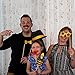 16th Birthday Photo Booth Props by PartyGraphix. DIY 16th Birthday Party Props Kit (34 Count, Black and Gold)