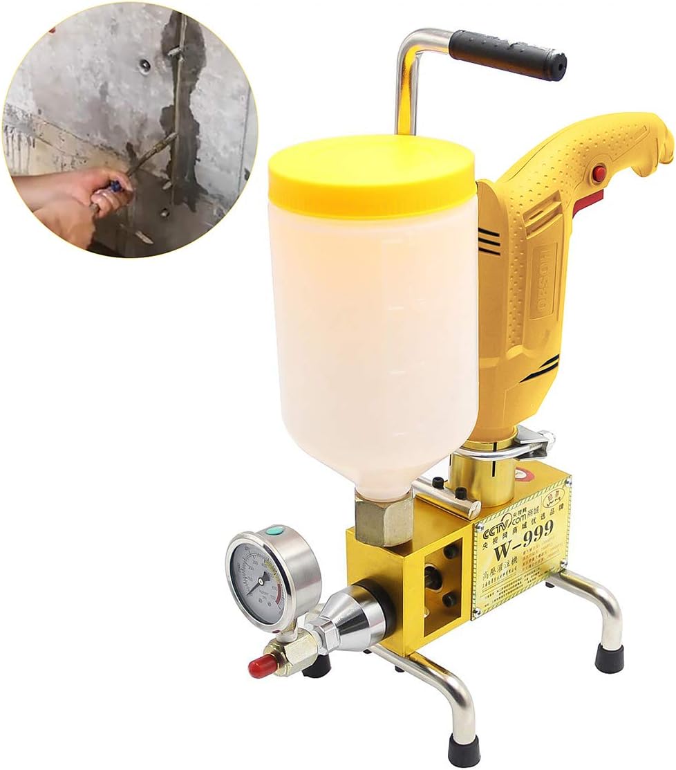 910W High Pressure Grouting Machine Grouting Pump Leak Stoppage Machine for Waterproof Crack Repair Use