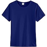 Hercugifts Boys/Kids/Toddlers Crew Neck Cotton T-Shirts Short Sleeve Summer Basic Tops(Age 2-12Y)