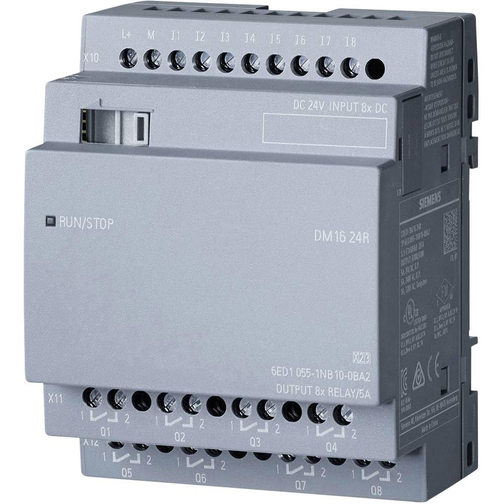Siemens stlogo – Module Expansion DM16 24R PU/I/O 24 V/24 V Continuous Current/Rele