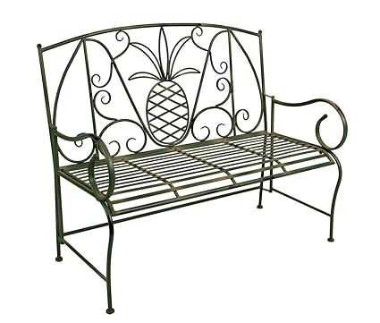 Amazon Com Special T Green Pineapple Metal Garden Bench
