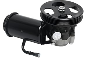 Loautong 21-5229 Power Steering Pump with Pulley Reservoir for Toyota Tacoma V6 3.4L 1996-2004, for Toyota 4Runner V6 3.4L 1996-2002, for Toyota T100 V6 3.4L 1995-1998, OE 215229 56110-RAA-A01