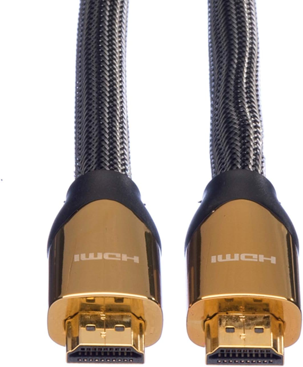 ROLINE Premium HDMI cable with Ethernet UHD quality, Black, Gold, 1 m - Image 4