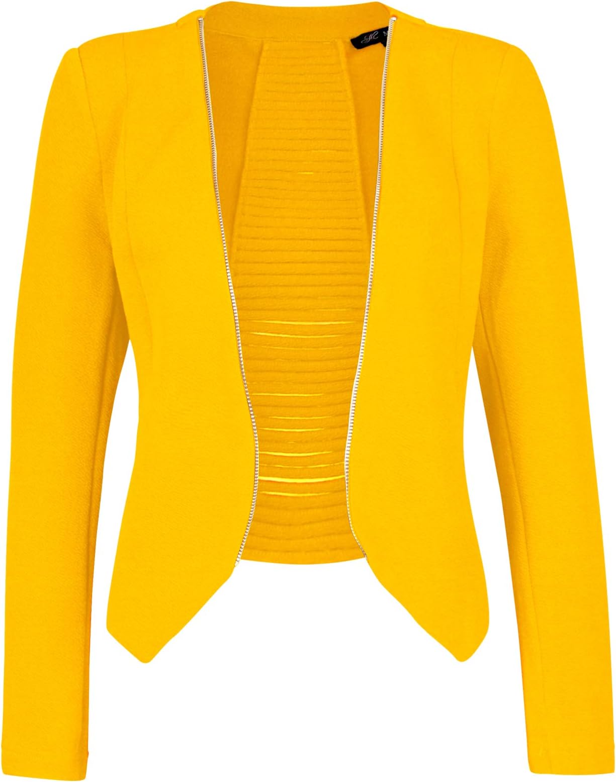 Women Casual Open Front Blazer Cardigan Jacket with Plus Size (1XL ~ 2XL)