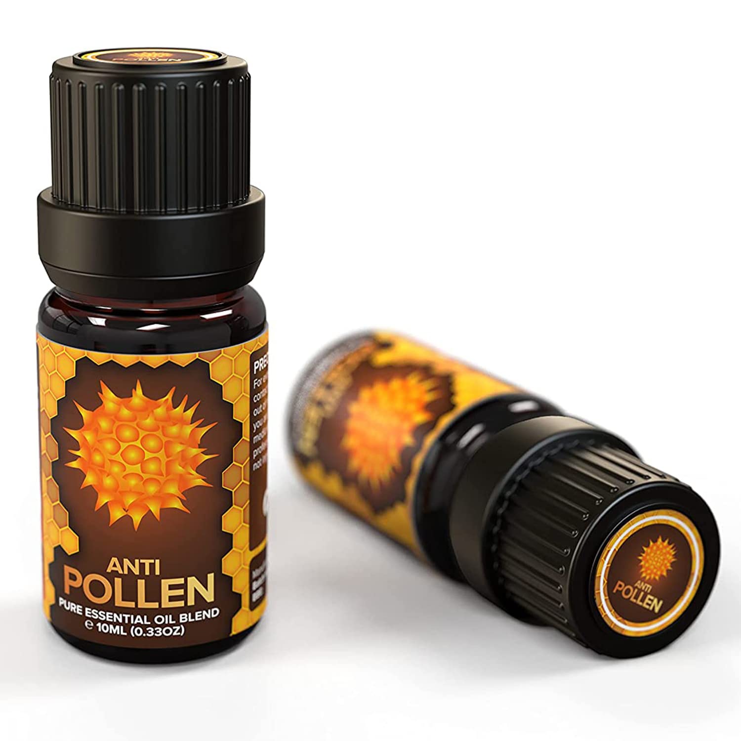 Ecodrop Allergy Essential Oil Blend - 10ml | Pure Aromatherapy Lemon, Lavender, German Chamomile & Eucalyptus Staigeriana Diffuser Oils for Decongestion & Seasonal Hay Fever Relief