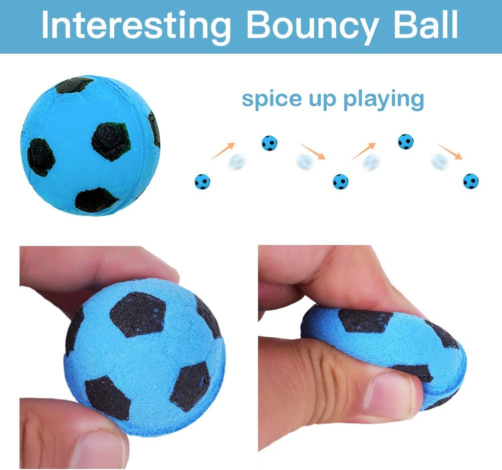 48 Pack Assorted Color Cat Ball Toy Set - Crinkle Balls, Sparkle Balls, Sponge Soccer Balls, Jingle Balls : Kitchen & Dining