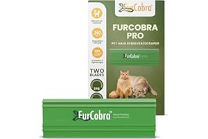 Pro Pet Hair Remover for Car Detailing, Carpet & Couch – Multi-Blade Dog & Cat Hair Scraper for Auto Interior, Upholstery, Fu