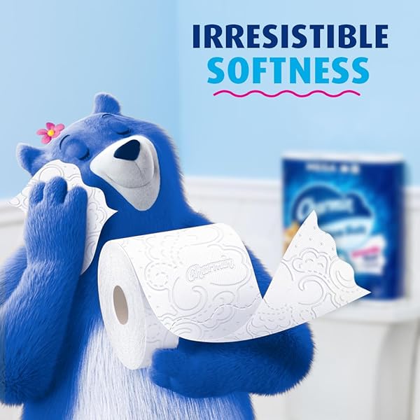 CHARMIN ULTRA SOFT TOILET PAPER 6 MEGA ROLLS, 224 SHEETS PER ROLL, 1.5 POUNDS