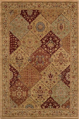 Momeni Rug BELMO BE-01 BURGUNDY Turkish Machine Made 3'-11" x 5'-7" - Area Rugs