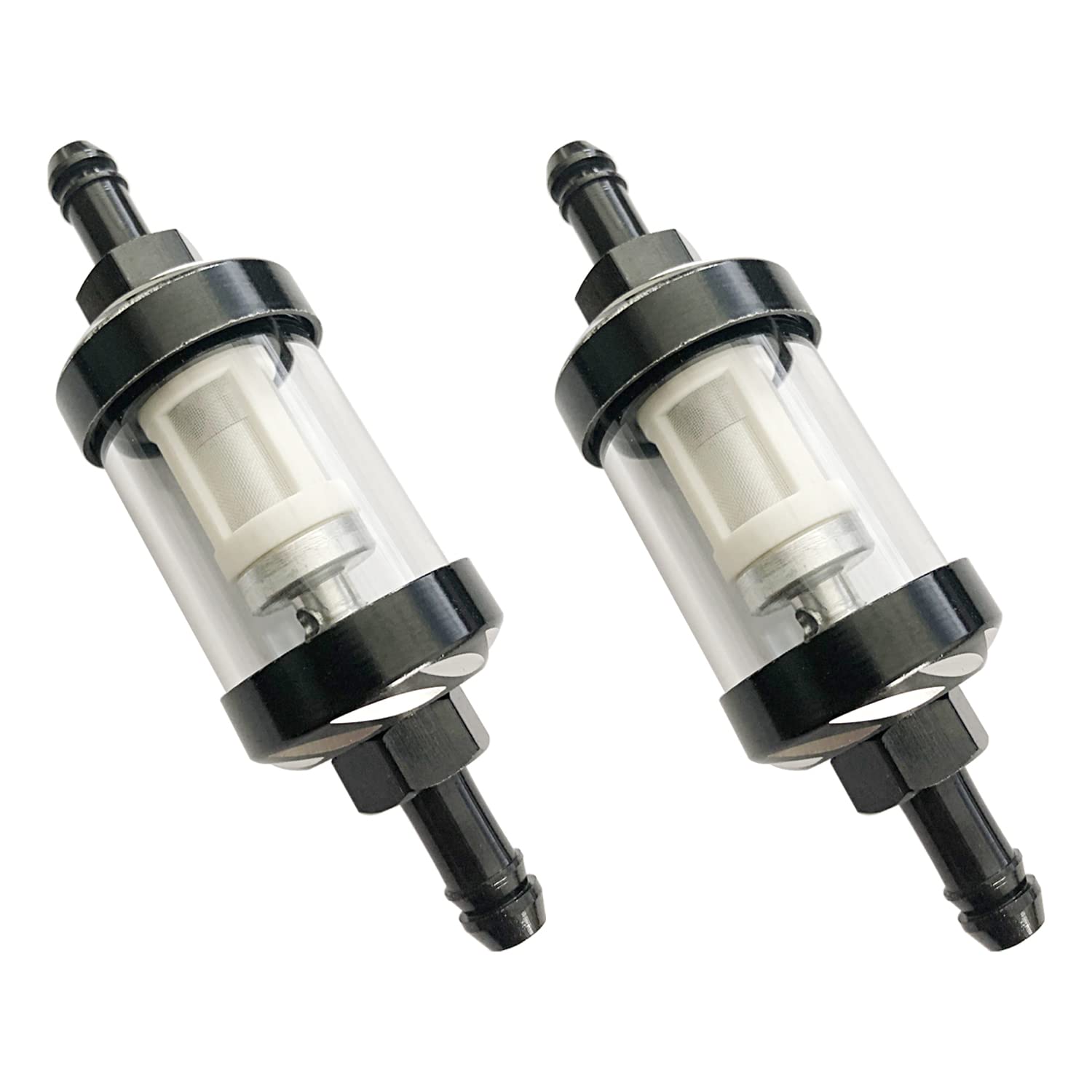 FainWan 2pcs 5/16 inch 9747 Inline Fuel Filter With