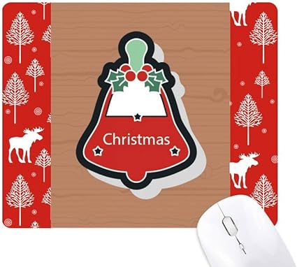 Amazon クリスマスの鐘クリスマス漫画アイコン クリスマス森嶺 Cold Master Diy Lab マウスパッド 通販