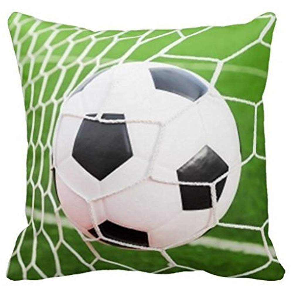 Dana34Malory Funda de Almohada de balón de fútbol 16 x 16 Pulgadas ...