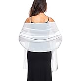 olyrjie Soft Chiffon Scarfs Shawls and Wraps for Evening Dresses Wedding Shawl Wraps Bridal Scarve for Women