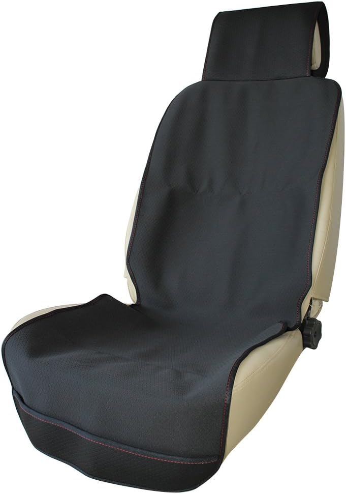 Car Seat Covers Front Cover Protection Saver Protector Protect Your Vehicle Against Spills And Scuffs Keep Sanity With An Organised Clean Increased Safety For Child Durable Waterproof Non-Slip Carseat Compatible Most Dog Pet Travel Accessories Seaside Beach Chair Mat Baby Urine-Proof Stain-Resistant Cushion (Black)