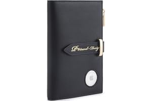 VanFn Airtag Passport Holder, RFID Travel Passport Wallet, Family Passport Holder, Ladies Bifold Air Tag Wallets, Slim Leather Credit Card Wallet For Women, Trip Document Organizer P.Travel Series