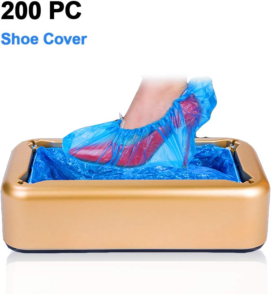 Automatic Shoe Covers Dispenser, with 200 Shoe Covers for All Shoes
