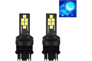 SOCAL-LED LIGHTING 3156 3157 Ice Blue LED Turn Signal Bulb Advanced 3030 SMD Bright Colorful DRL Brake Lamp Parking Tail Light, Pack of 2