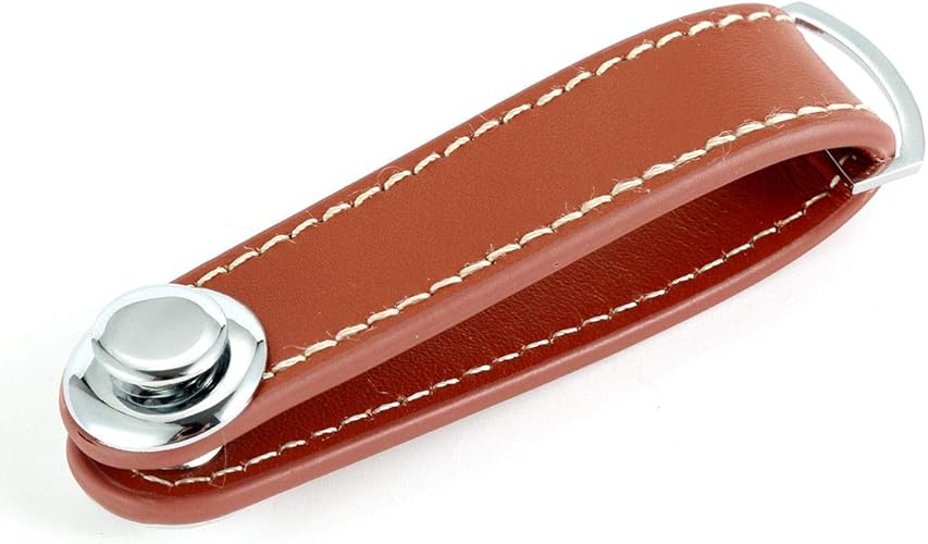 Amazon 本革 キーホルダー キーオーガナイザー安全ロックメカニズム 拡張可能なキーホルダーフック最大8キー ツール キー収納 スマートキーチェーン 高級感本革 キーリング 男女兼用 車 家の鍵 ブラウン Voso キーホルダー チェーン