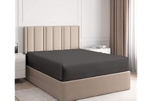 Rianbhi 1 Piece Fitted Sheet Short Alaskan King - 16 Inch Deep - 80 x 108 Inches - 1000 Thread Count Egyptian Cotton Bottom S