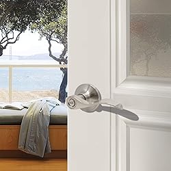 Gobrico Keyless Privacy Wave Door Lever Hardware