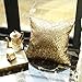 Kevin Textile New Year Decorative Euro Throw Pillow Cover Sham Solid Luxurious Sequin Throw Pillow Cover Sham,18