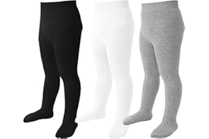 Mini angel Baby Tights Toddler Girl Tights Seamless Cable Knit Leggings Soft Cotton Stockings Pantyhose 3/4/5 Pack