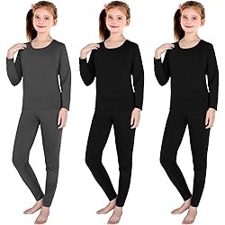 3 Set Girls Thermal Underwear Soft Long Underwear