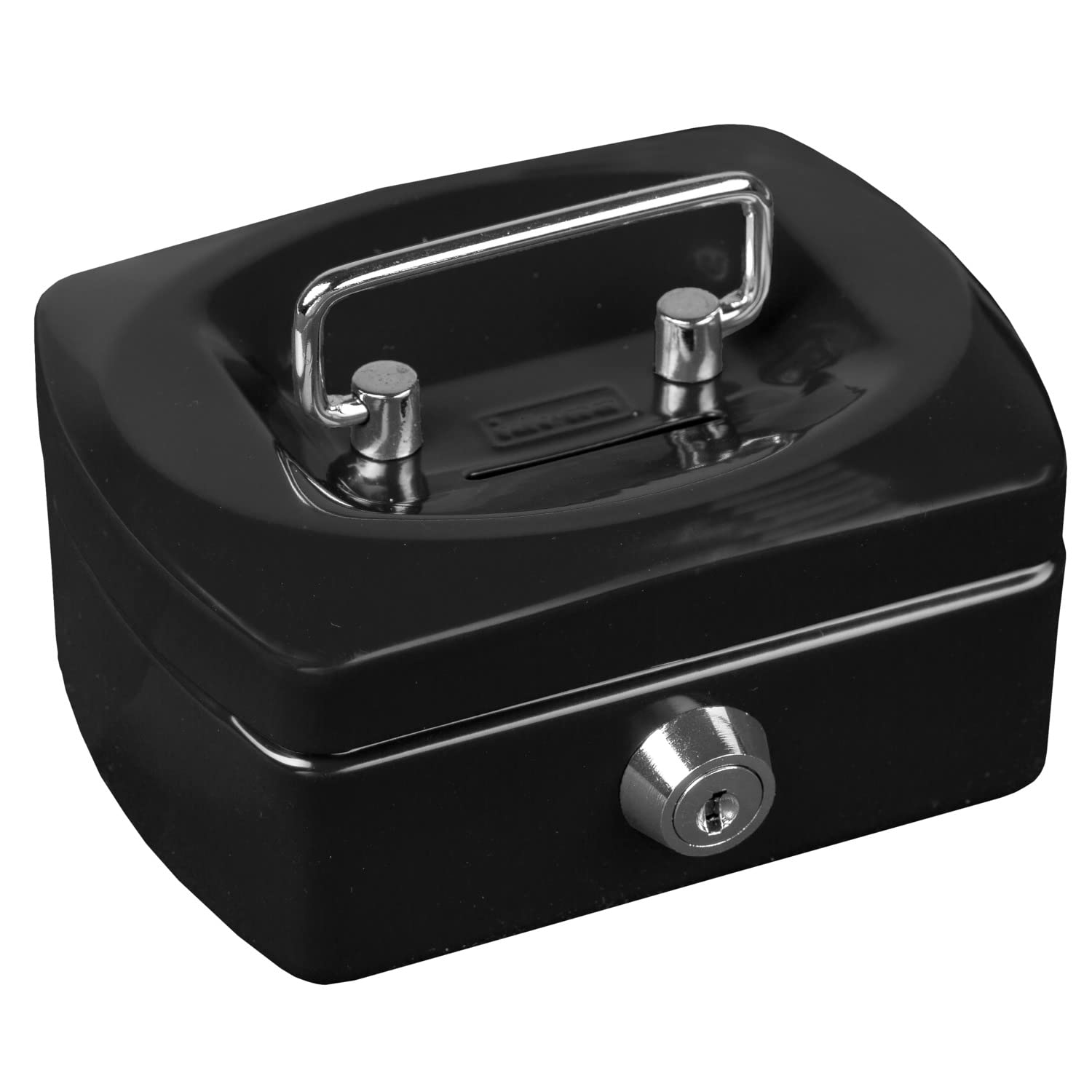 Idena 50031 - Cash Box Mini, Size 125 x 95 x 60 mm, Colour: Black, Pack of 1
