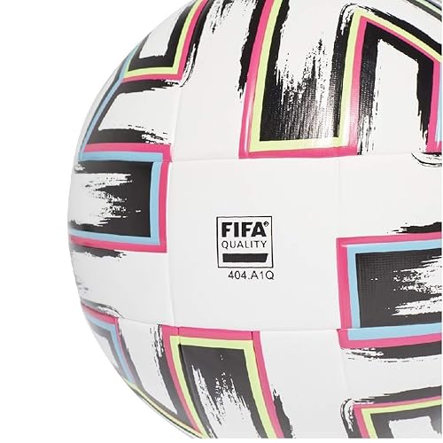 adidas Uniforia League Soccer Ball White/Black/Signal Green/Bright - Main Image