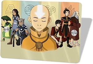 Qwtykeertyi The Last Airbender Door Sign 5.5 X 7.5 Inch Vinyl Decal Indoor Outdoor Window