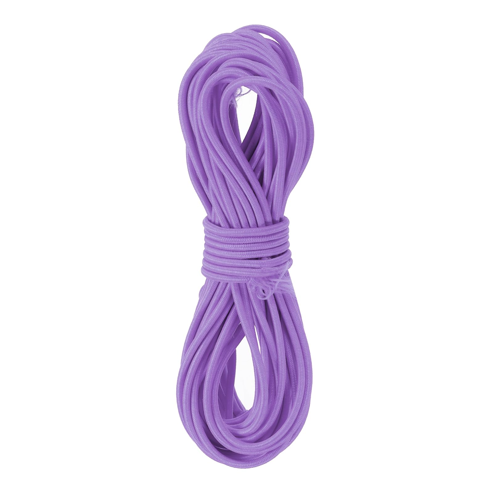 Rebower Elastic Cord Stretch String Heavy Rope 2.8mm 11 Yards Long Rubber Rope [for Sewing, Camping, DIY Craft, Bead Necklaces, Outdoor] - Light Purple