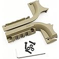 Jmtac Beretta M9 Picatinny Rail Adapter Mount, 21mm Under Rail Laser Flashlight Mount for Beretta M9, with 3 Screws, 3 Nuts, and a Hexagon Wrench