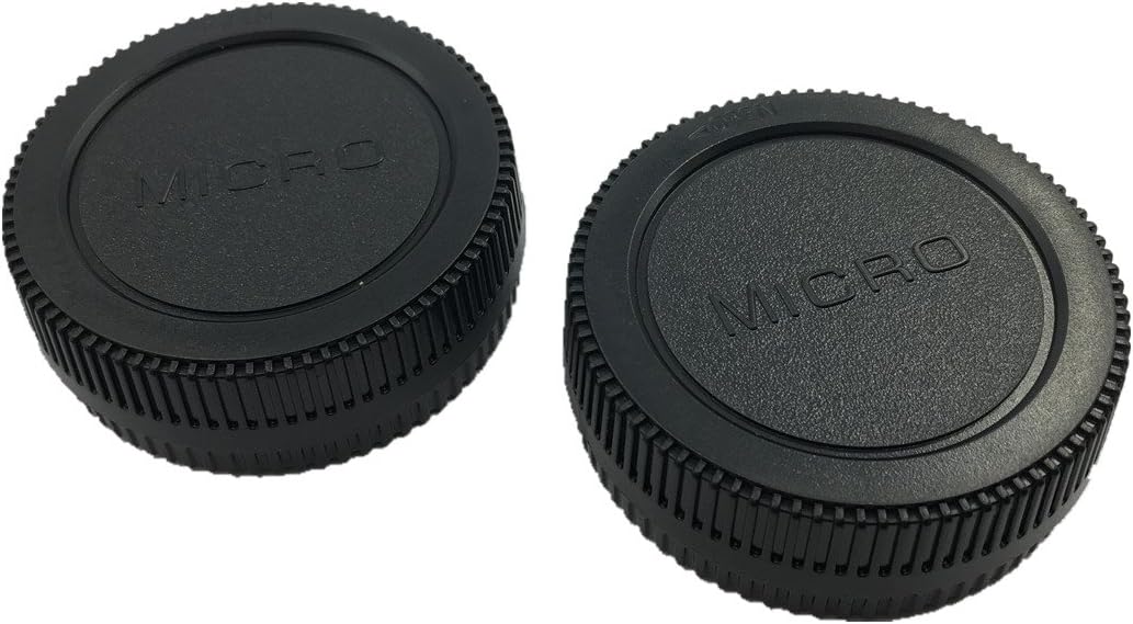 HomyWord 2 PACK Body Cap & Camera Rear Len Cover Set For Micro 4/3 DSLR Cameras & Micro 4/3 Mount Lenses (For Micro Four Third Lens, MFT) Fits Olympus E-PL5, E-PL6, EPL-7, E-PL8 E-P1/2/3 E-PL1/2/3 - Image 4