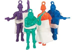 Unique Army Parachute Men Party Favors, 6Ct