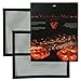 Velesco BBQ Grill Mesh - Set Of 2 Heavy Duty Non-Stick BBQ Grill & Baking Mats - 15.75 x 13 Inch - FDA-Approved, PFOA Free Reusable Grill Accessories - Use on Gas, Charcoal, Electric Barbecue