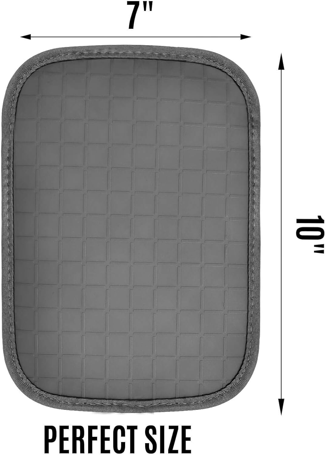 HOMWE Silicone Kitchen Pot Holders with Pockets, 2 Pc Set Trivet, Steam and Heat Resistant Hand and Countertop Protection Hot Pads, Non-Slip Grip potholders, Terrycloth Interior Lining, Black: Kitchen & Dining
