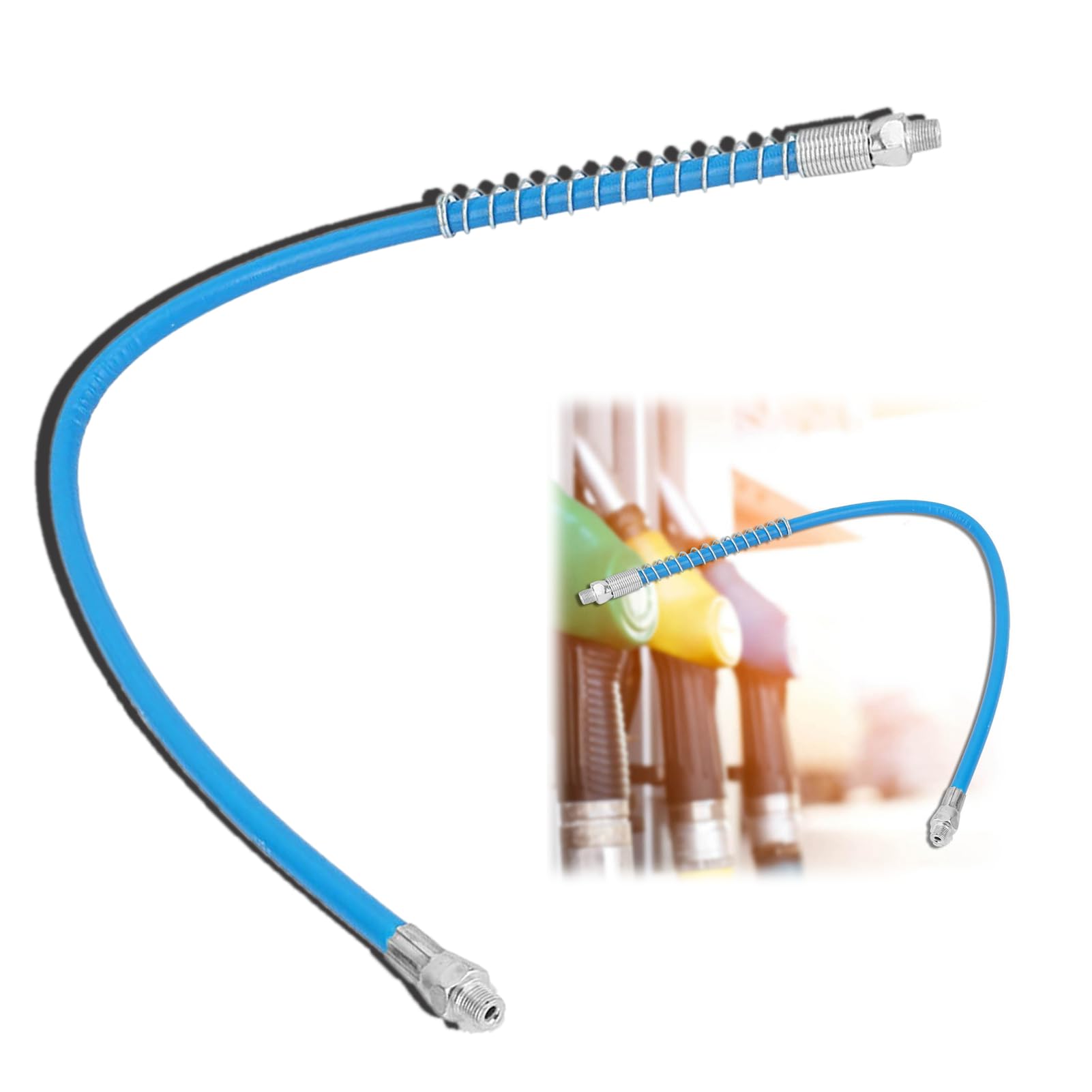 Grease Gun Hose Extra Long Grease Gun Hose Grease Gun Hose 24 Inch Extra Long Grease Gun Hose Flexible Grease Gun Hose extra long grease gun hose 1Pcs Flexible Power Tools
