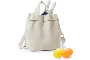 bergsalz Adult Unisex Pickleball Bags Crossbody Sports Bag Pink Modern Sling Satchel Nylon 3 Sections 15.5 Inches