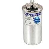 ClimaTek Round Capacitor - fits Goodman Amana # CAP050450440CT | 45/5 440v | 45+5 uf MFD 370/440 Volt VAC