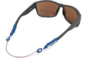 Pilotfish No Tail Adjustable Eyewear Retainer Cable Strap: Sunglasses, Eyeglasses, Glasses (14 Inch, Freedom)