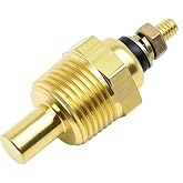 HiSport 3/8'' - 18 NPT Engine Water Temperature Sensor 806490T 3853787 | Compatible with Mercruiser OMC 980613, Volvo Penta 3853787, Sierra 18-5897, Mallory 9-42400, Mercury Mercruiser 806490T