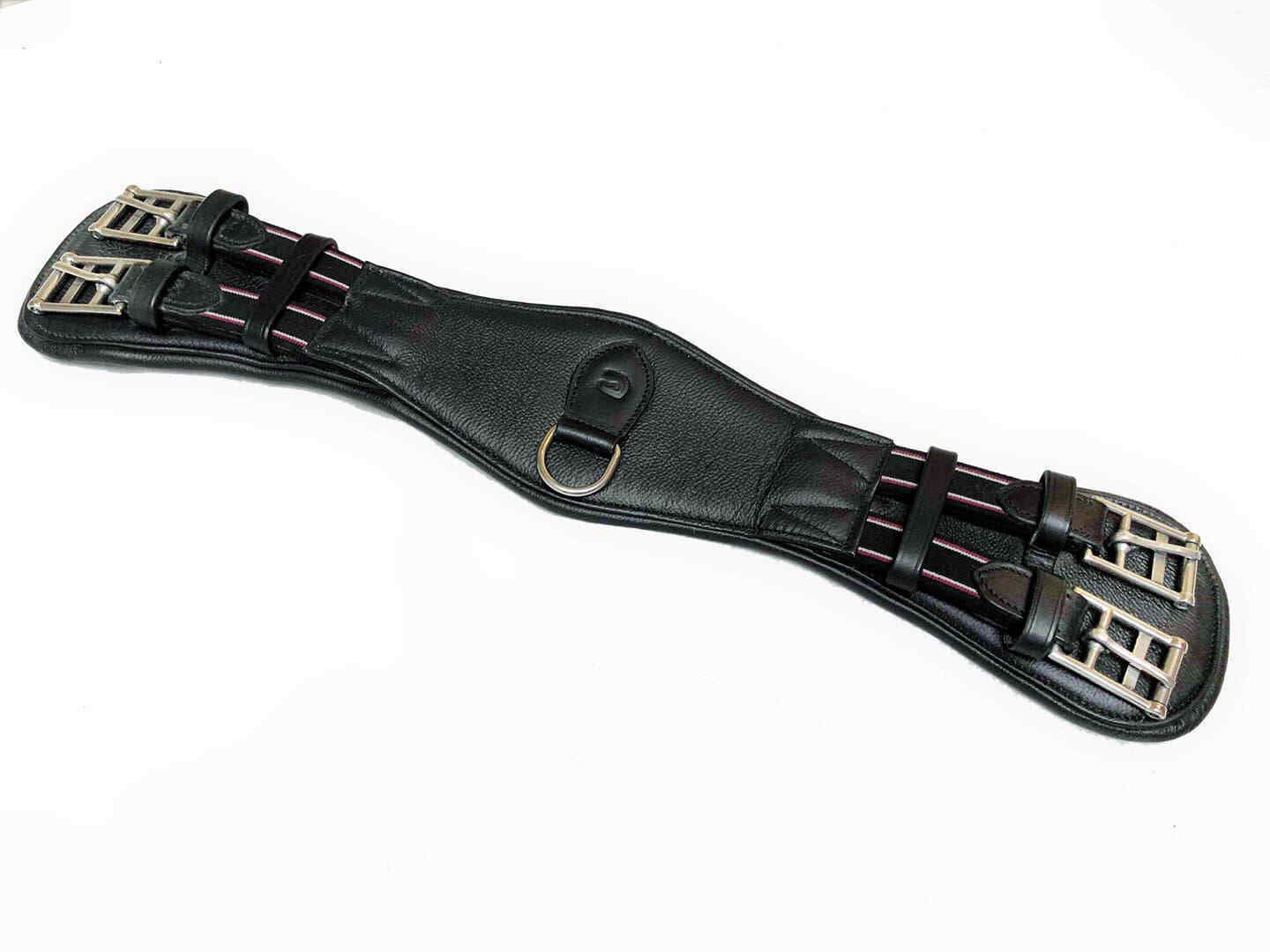 Equipride " Super Soft Dressage Girth 100% English Calf Leather BLACK (90 cm (36"))
