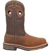 Brown Square Toe Work Boots by Dan Post