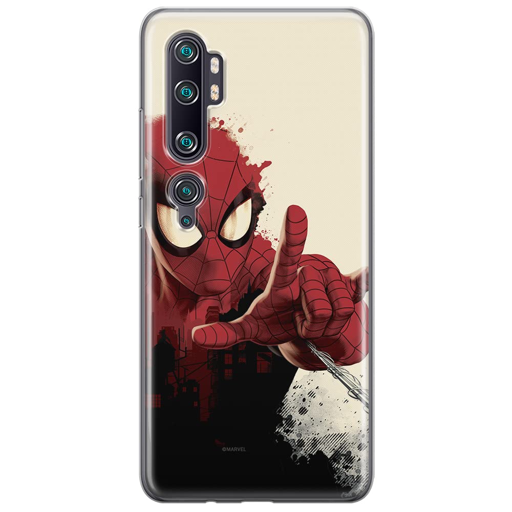 ERT GROUP mobile phone case for Xiaomi MI NOTE 10 / MI NOTE 10 PRO original and officially Licensed Marvel pattern Spider Man 006 optimally adapted to the shape of the mobile phone, case made of TPU